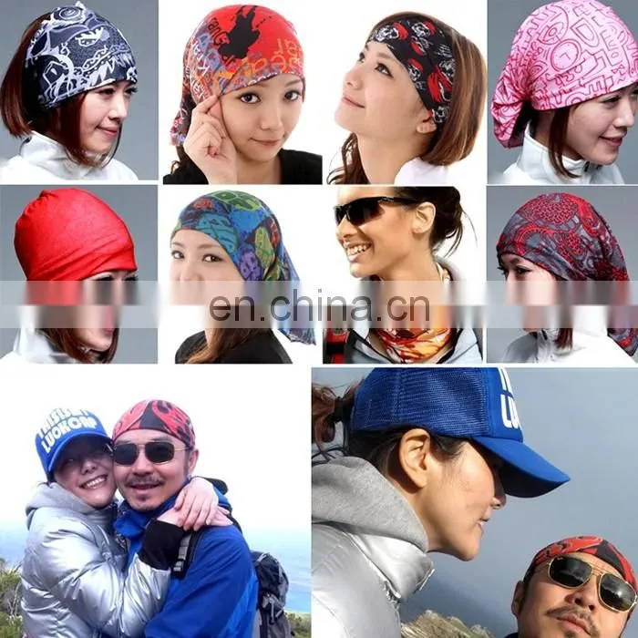 custom logo printed tube turban Army camouflage scarf soldiers' scarf