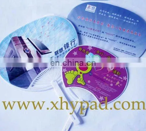 japanese custom plastic round fan
