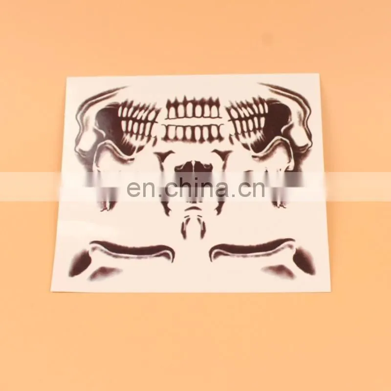 Halloween Decoration Costume face tattoo sticker for Horror Cosplay Halloween Party