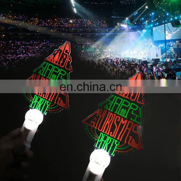 Wholesale price concert promotional colorful flashing LED acrylic stick
