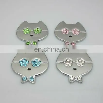 Metal rhinestone pendants mobile phone strap pendent keychain