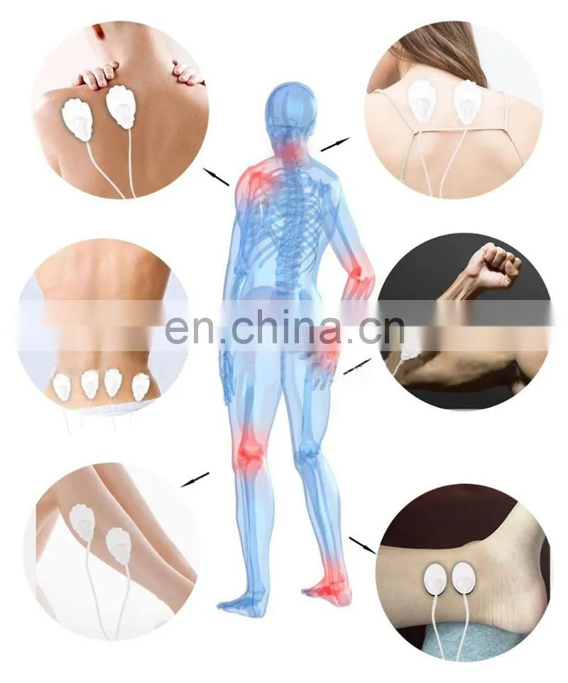 Rechargeable TENS Unit with Family Pack, 3rd Gen 16 Modes TENS Machine Muscle Stimulator with 16pcs TENS Unit Electrode