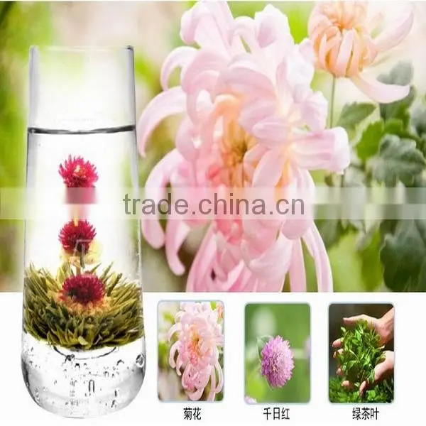 Chinese Organic Blooming Tea,Flower slimming Tea, slimming fit jasmine green tea best gift flower tea