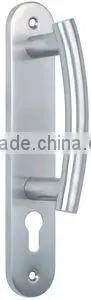 P03LP03-OV:Hollow Stainless Steel Lever Door with Plate