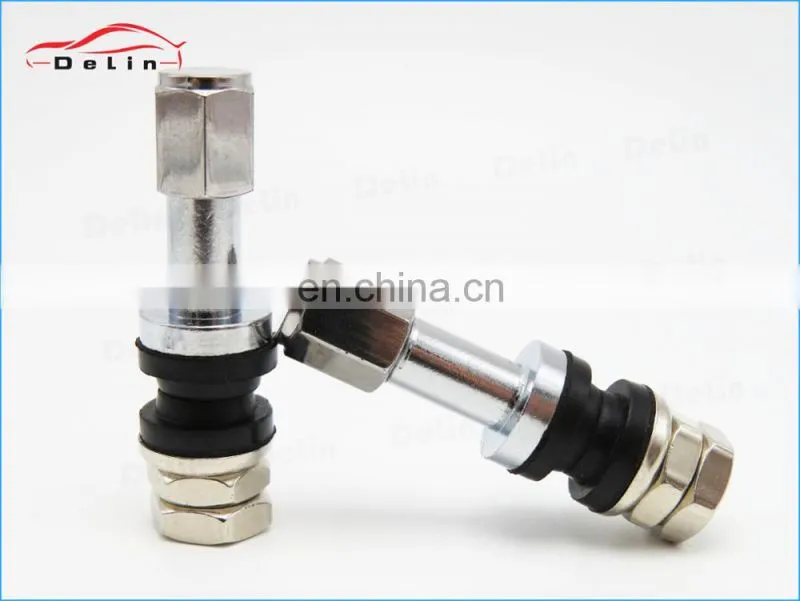 Motorcycle tire valve stem TR43E Zinc alloy Chrome plated Metal tyre valves Tubeless
