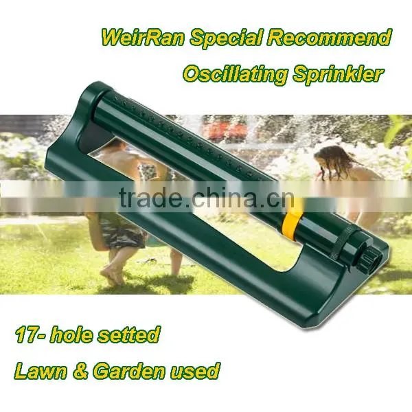 (8-20601) Competitive price green 3 arms rotating sprinkler, rotate sprinkler, rotation sprinkler
