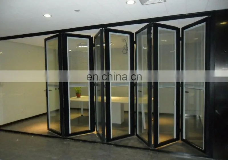 High quality Product Warranty Soundproof Aluminum Glass Windows Shades Security folding window