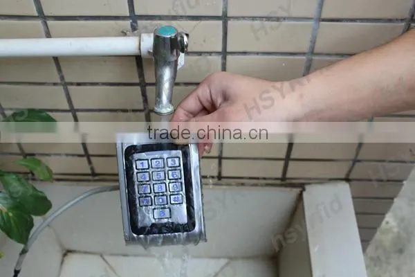 HSY-S209 Wiegand 26 Input Digital Swipe Card Keypad RFID Reader with Industrial IP68