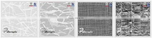 Polyester PVC Coated Abstract Print Fabric