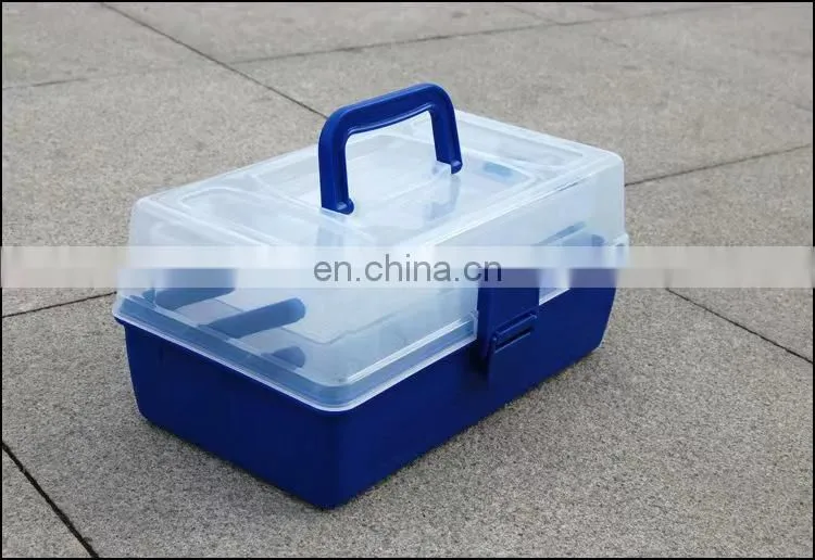 plastic accessories storage tool box fishing tackle seat portable fishing lure tool box case