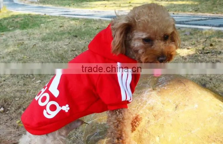 Small quantity supply adidog pet clothes for dog