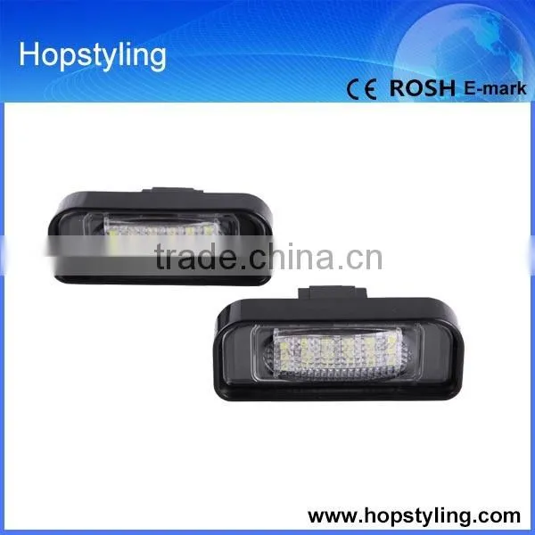 LED light car accessory china factory for Benz W220 LED license Plate lamp canbus No error code