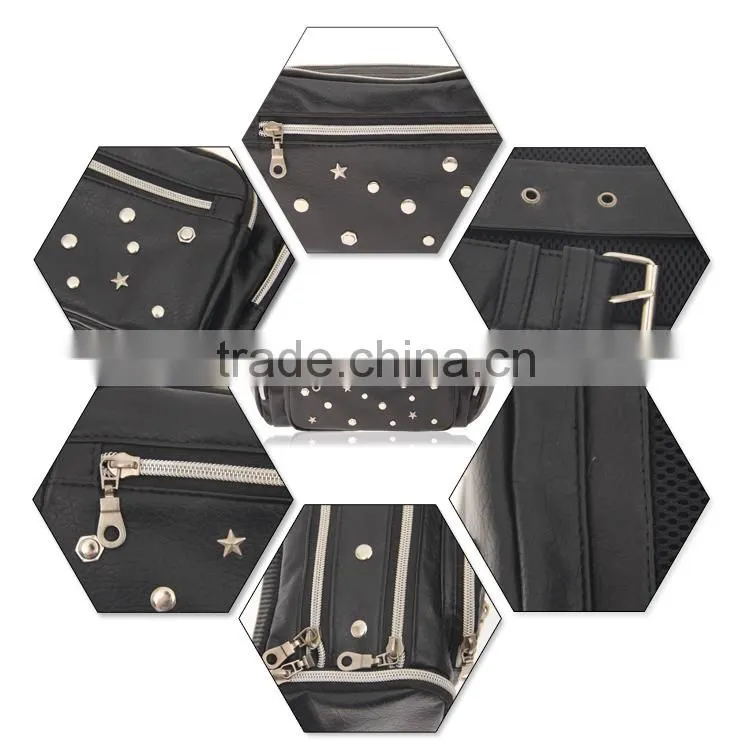 New leather waist bag 2016 Designer pu waist bag China Manufacturer