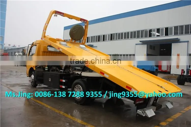 2015 EuroIII or EuroIV Factory Price Dongfeng DLK 4 ton tow truck,4x2 towing truck