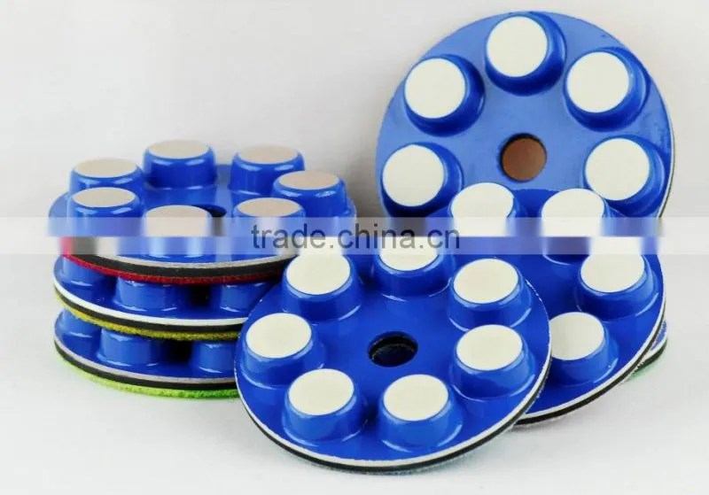 New hybrid mixed bond diamond wet polishing pads for concrete floor