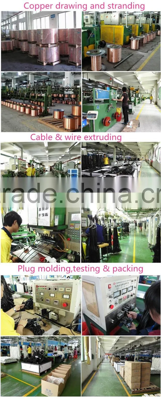 Chinese Standard 2 Pin Plug to CCC C7 Connector Power Extension Cord