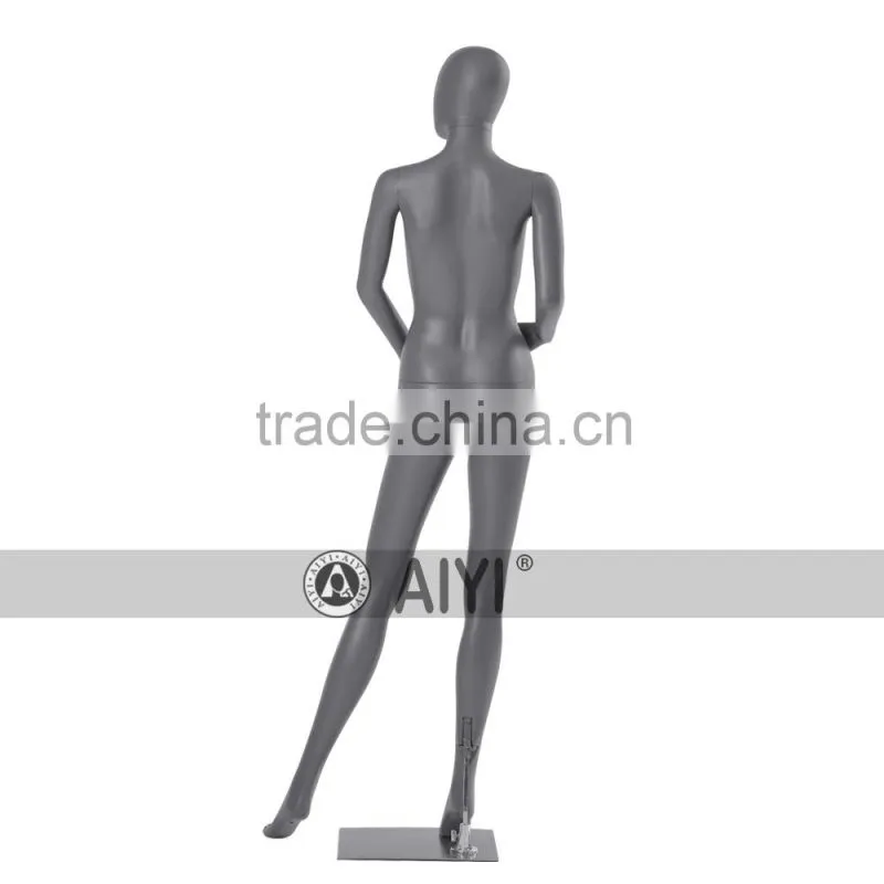 Hangers for clothing female display standing mannequin