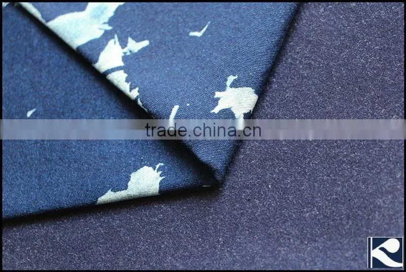 95% cotton denim knit fabric