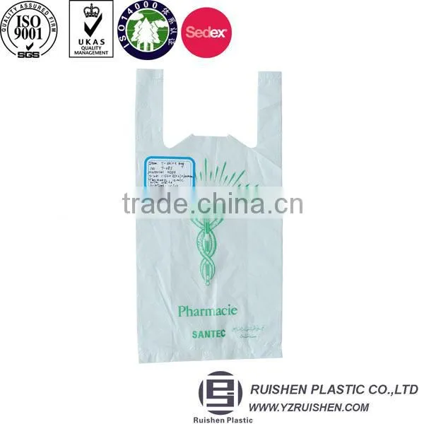 Reusable HDPE T-shirt Present Packing Bag
