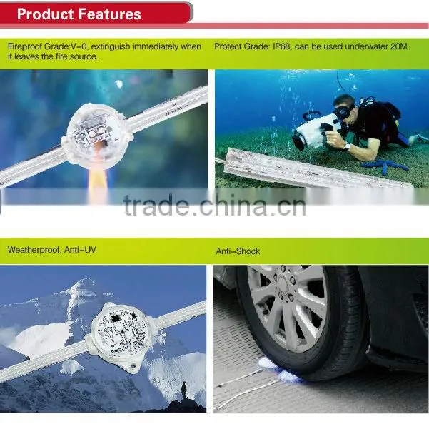 YD company provide directly Dimmable LED wall washers for building decoration