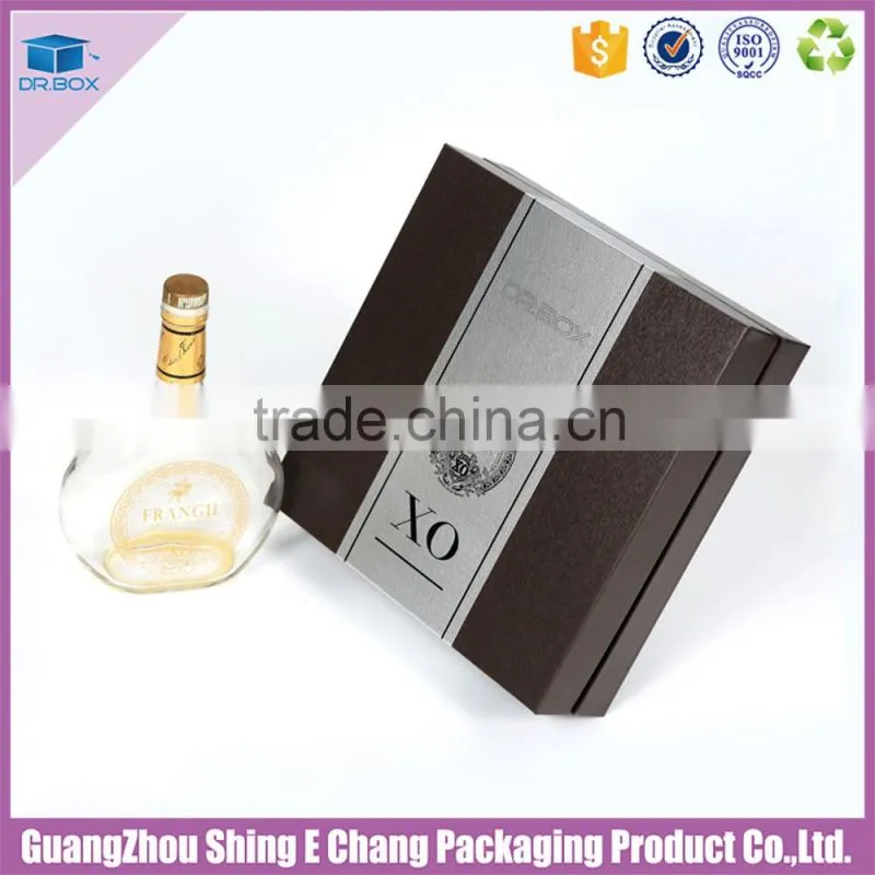 Professional printing technology rigid paper wine present packaging box