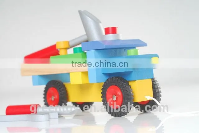 Compages toys, wooden car, wooden toy for kids