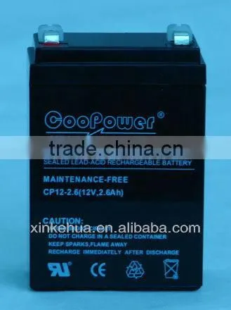 Lead acid battery 12V2.6AH UPS battery