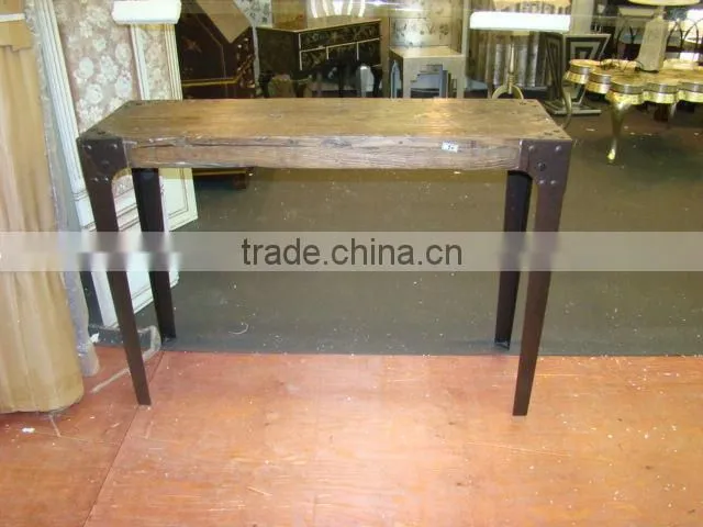 industrial furniture console table /shabby chic furniture console table