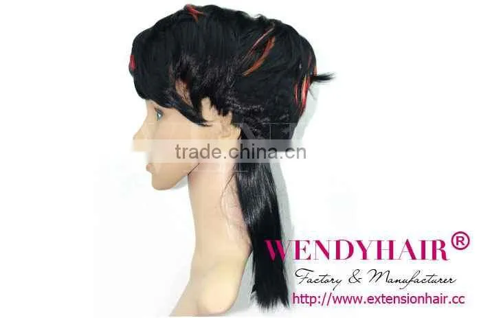 Fast!Fast!DHL Shippment highlights short long hairstyles synthetic wig