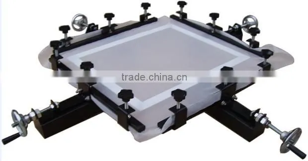 Full set Manual floor standing double carousel 6 color 6 print bed screen printing equipment