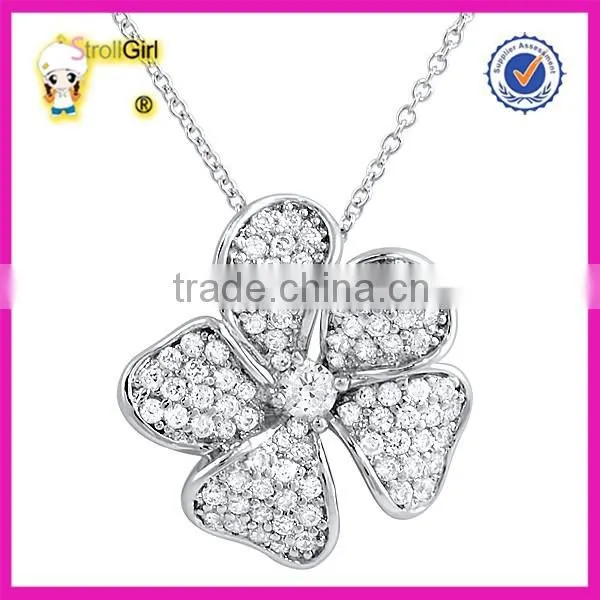 OEM Moon and Star Jewelry S925 Sterling Silver Necklace