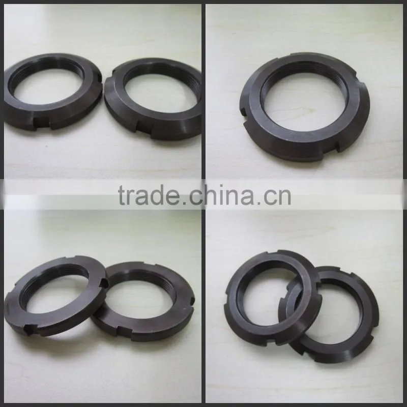 security washer din 981 nut m55 ,c35,black oxide (DIN981)