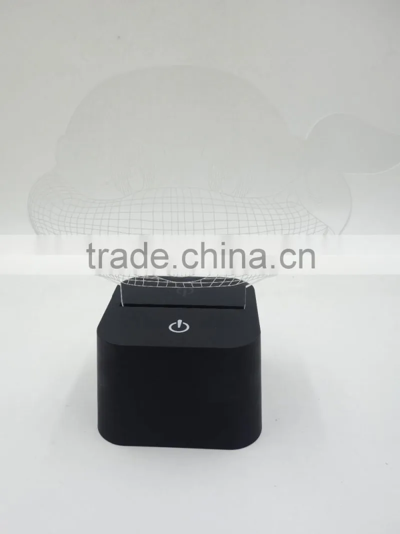 Animal Shaped Touching LED Light 3D Effect Mood Light