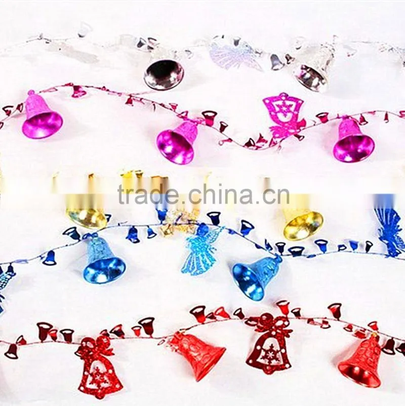 hot sale gold deer plastic bell Christmas bell