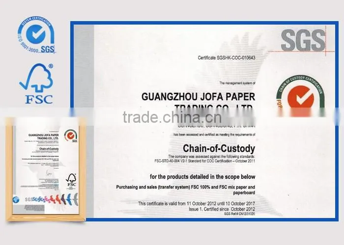 Best Quality Professional Factory Supply 100% Wood Pulp Mini Printer A4 Paper Size