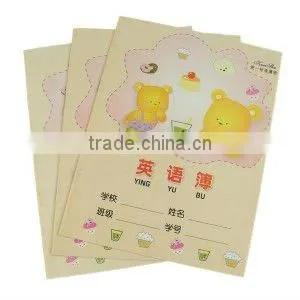 Customzied recycled exercise book