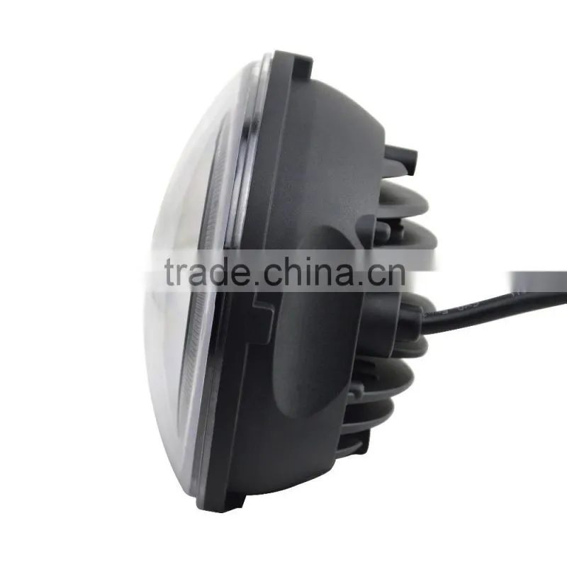 Smart design Diecast Aluminum Housing 5.75'' 50w harley led headlight