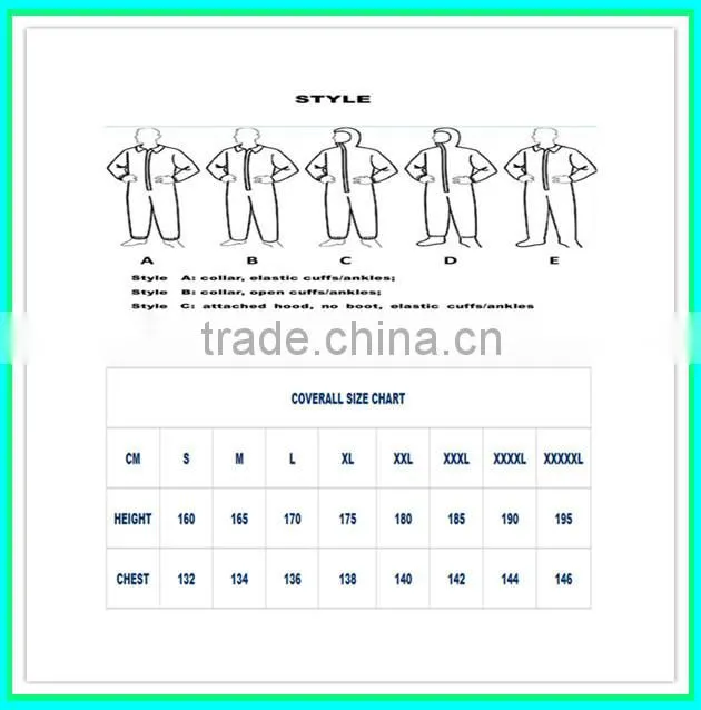 Dymex Dymex High Quality Polypropylene Coverall