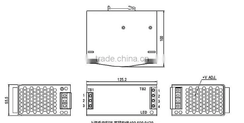 CE Approval DR-75-48 75W 48v 1.6A Din Rail switching power supply 75W 48V 1.6A
