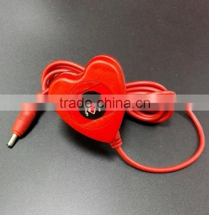 Loving heart mobile charger special for wholesale wall charger travel charger 600ma 1A