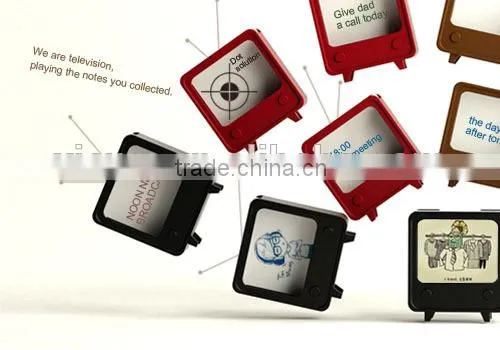 new tv shape plastic promotional memo clip holder