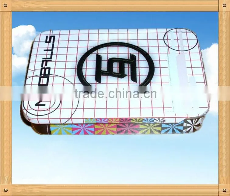 Slide Tin Box, Food-grade Tinplate with CMYK Printing,Customized Designs Welcomed