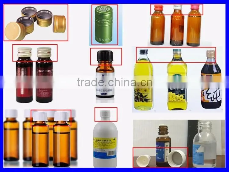 Easy operation glass bottle capping machine,capping machine for syrup bottles