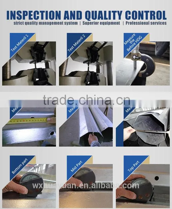 Outdoor CCTV application road traffic signal steel pole
