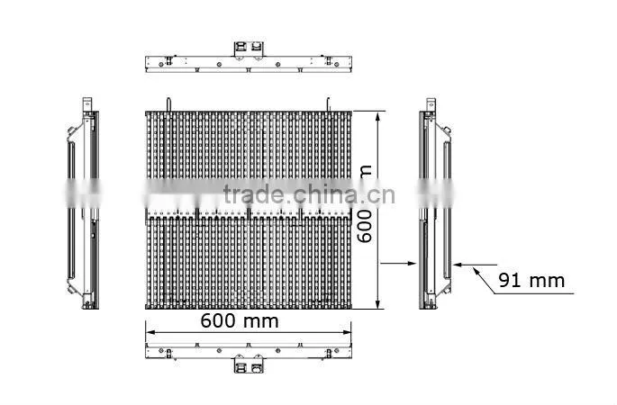 stage background led curtain display big screen