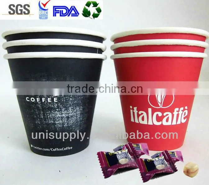 Disposable paper cup 8oz
