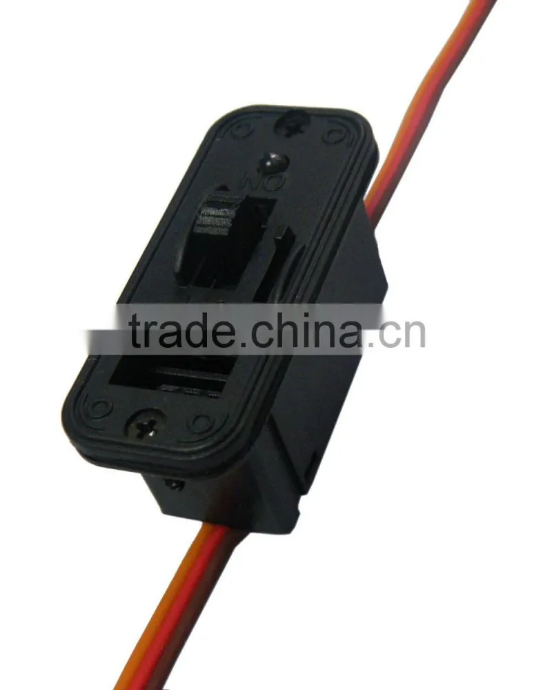 Maytech rc copter airplane large switch harness JR Type with LED light