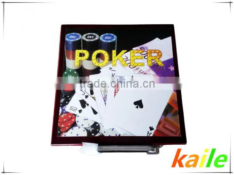 Poker chip set poker set poker card