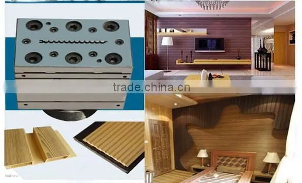 Can Be Customized Extruded PVC Wood Decorative Board Mould