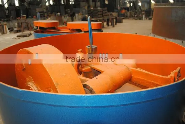 1-Batch Intensive Clay Sand Mixer, Sand mill, Roller Type Sand Mixing Machine